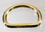 A heavy weight brass plated D ring