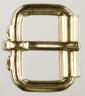Buckle heel bar roller brass plated