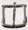 Buckle dress belt nickel plate 1 inch