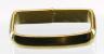 Belt keeper deluxe brass plated